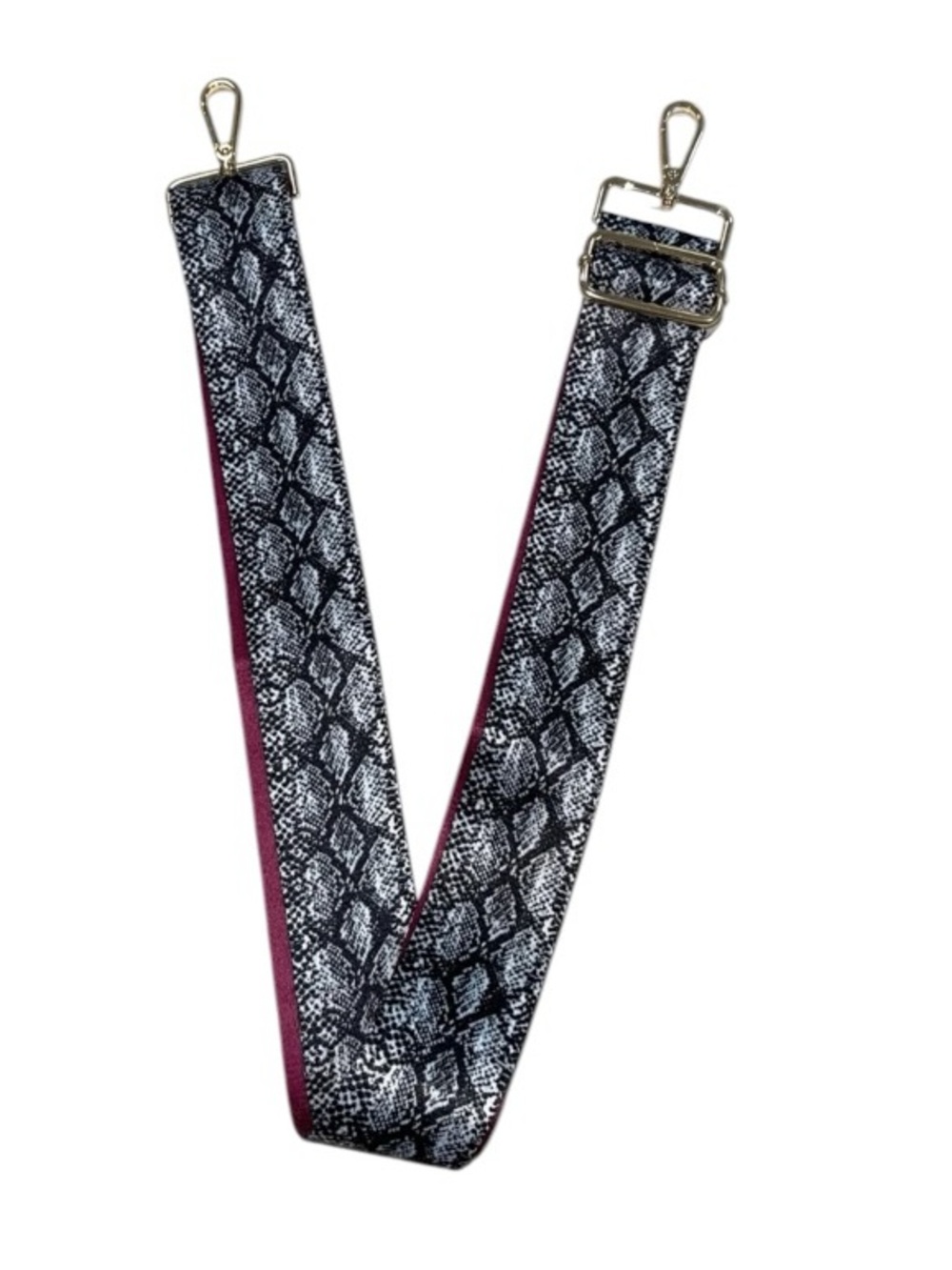 Kedzie Python Interchangeable Woven Bag Strap Gold Hardware